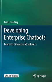 Cover of Developing enterprise chatbots