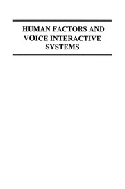 Cover of Human factors and voice interaction systems