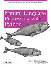 Cover of Natural language processing with Python
